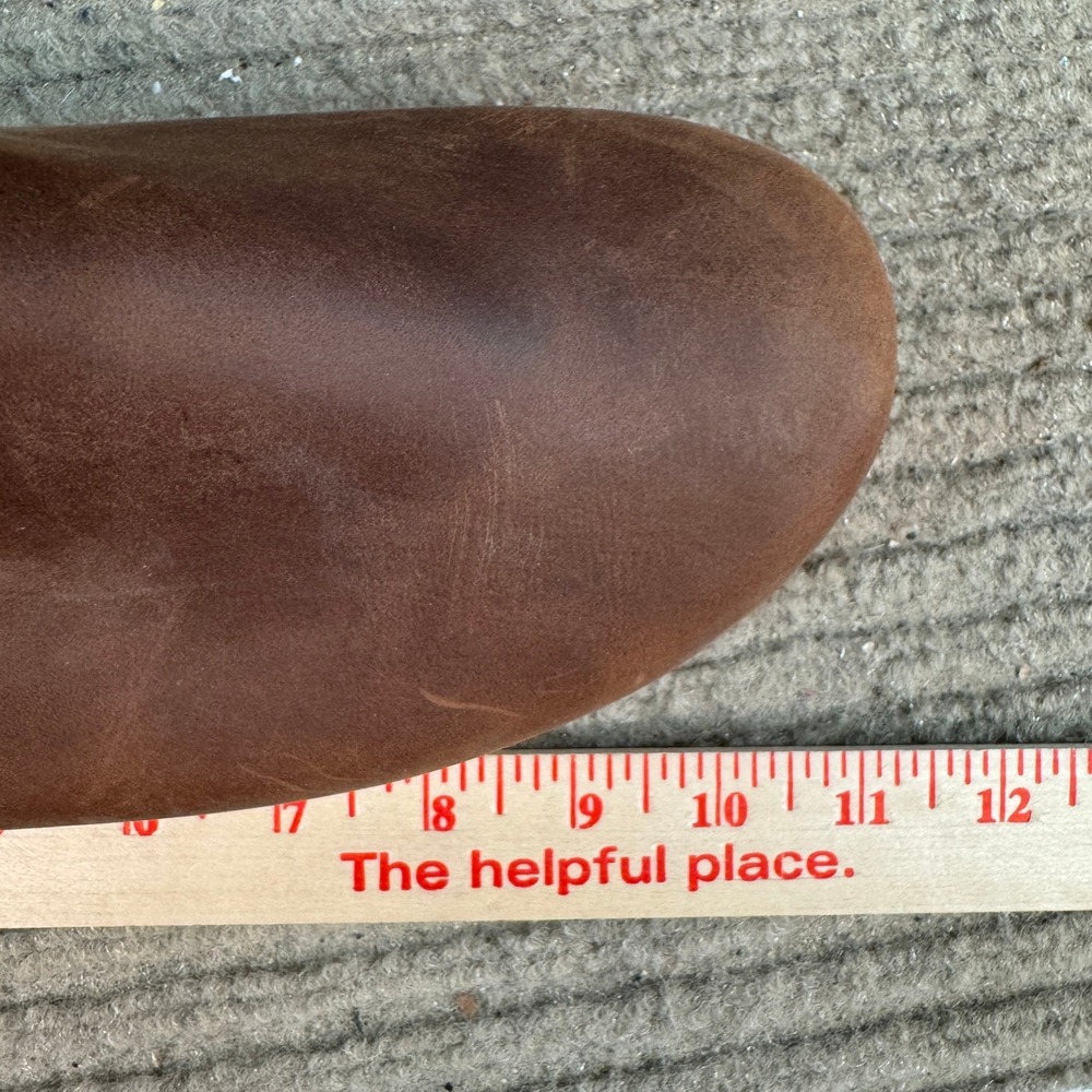 Olsson Clogs De Luxe Brown Leather Wooden Mules Made in Sweden Size 42 - Picture 9 of 16